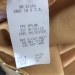 Molly Malloy Vintage 80s Golden Cocktail Prom Dress Size S Gold Photo 3