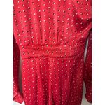 House of Harlow 1960 x Revolve sz. XS Vera Polka Dot Print Jumpsuit Red Photo 8