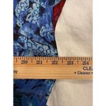 Chico's Fish Studio Style Asian Art Print Button Shirt Silk Blue Women's Size 2 Photo 7