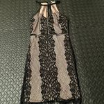 Charlotte Russe  lace nude and black bodycon dress XS Photo 0