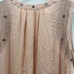 Knox Rose , pale pink tank top women’s size large w embroidery Photo 7