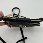 Michael Kors MICHAEL Black Leather Large Fulton Crossbody Bag gold hardware Photo 4