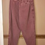 Free People Margate Pleated Trouser Paperbag Pants Burgendy Red Medium Photo 2