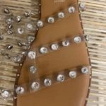 Steve Madden  Women Shoes Sandals Clear Silver Rivets Size 7 Photo 1