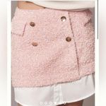 Anthropologie Maeve Tweed Mini Skirt Pink Combo Size 14 NEW Photo 4