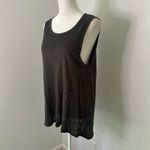 Banana Republic  Heritage Collection dark gray linen tank top size S Photo 2