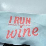 NEW BondiBand Running Athletic Blue Headband I Run Because I Really Like to Run Green Photo 2