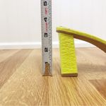 Vince Camuto Neon Yellow Green Block Heel Sandal Crocodile Embossed Size 9.5 Photo 12