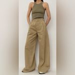 AGOLDE Daryl Wide Leg Pants in Basket Beige 27 Photo 2