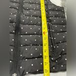 Colebrook Essentials Vest Puffer Vest Quilted Black&White Polka Dot Womens L Black Size L Photo 7