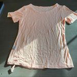 Laundry by Shelli Segal  Pink Ruched Drawstring‎ Short Sleeve T-Shirt Top M Photo 7