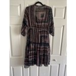 Mimi Chica  Womens‎ Medium Dress Tiered Dark Cottagecore Photo 8