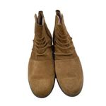 Munro NEW Scout Water Resistant Ruched Ankle Bootie TOBACCO SUEDE Photo 6