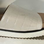 Jane And The Shoe Hannah Platforms Sandal Slip Ons Slippers Ivory Size 10 White Photo 10
