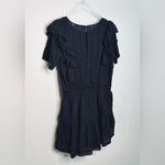 Love Shack Fancy  Natasha Black Swiss Dot Eyelet Cotton Mini Dress Size XL Photo 6