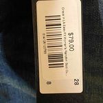 GRACE IN LA NWT Womens Blue Embroidered Lined Easy Fit Bootcut Jeans Size 28 Photo 5