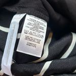 Loft NWT  Women's Striped Black‎ White Ruffle V Neck Romper Size 6 Photo 5