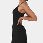 Halara Everyday Cloudful 2-in-1 Flare Dress-Wannabe-Longer Length Black XS Photo 0