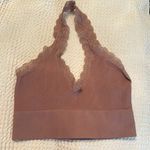 Urban Outfitters Out From Under Mauve Lace Halter Bralette Photo 0