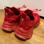 Steve Madden  Women's Myles
NY90 Red Sneaker Size 9 Photo 1