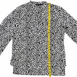 ZARA NWOT  Animal Print Blouse Sz XS Photo 6
