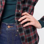 J.Crew NWT Shrunken Blazer in Red Green Black Stewart Tartan Plaid Wool Jacket 8 Photo 1