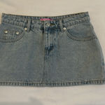 Edikted  Mini Denim Skirt Photo 0