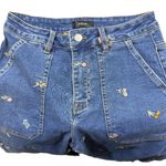 AQUA Adorable  Embroidered Jeans - Size 0/2, Boutique Chic Photo 0