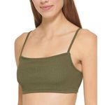 DKNY Women’s Ribbed Solid Bikini Swim Top, Size L NEW w/Tag Photo 1