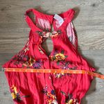 No Boundaries  Floral Red Maxi Dress size M Photo 5