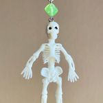 Handmade big skull goth grunge punk funky Halloween phone charm/keychain/bag charm/car decor/display 🖤💀 Photo 0