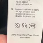 Wet Seal Black High-Rise Straight Leg Black Faux Leather Pants Medium NWT Photo 5