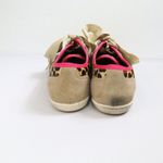 London Sole Jane Winkworth Cheetah Hair Studded‎ Sneakers Big Bow Size 40 US 9.5 Brown Photo 2
