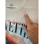 Vintage Gm Official Graphic 1976 Corvette Stingray Tee Shirt Cream Women Medium Photo 2