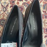 ZARA COPY - NWT  Black & Gold Rhinestone Kitten Heels Photo 5