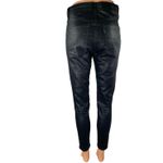 Levi's Women's Black Snakeskin Faux Leather High Waist Skinny Trousers Pants 27 Photo 2