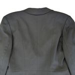 Halogen  Blazer Jacket Women's Size 8 Polyester‎ Blend Lined Black Gray Photo 4