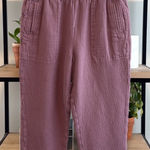 Madewell High-Rise 100% Cotton Waffle Capri Lounge Pant, L Photo 0