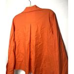 Cabi Tiger Lily Orange Cropped Cotton Swing Resort Button Up Jacket Vibrant M Size M Photo 9