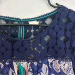 Anthropologie NWT Akemi + Kin  Maite Motif Lace & Floral Tunic/Blouse Size Large Photo 4