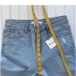 Revamped  light wash cropped frayed denim jeans size 5 Photo 7