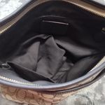 Coach logo brown crossbody purse Photo 3