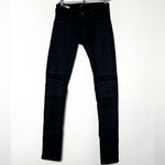Citizens of Humanity  Jeans Logan Moto Pant in Leather Black Photo 1