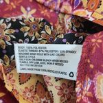 Xhilaration  Smocked Multicolor Boho Patchwork Jumpsuit XXL Photo 9