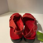 Grasshoppers Women Sandals 8.5 Wide Red Floral Adjustable Sling Back NWT Size undefined Photo 3