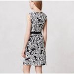 Anthropologie Tabitha Black and White Floral Cotton Eyelet Sleeveless Dress Size 0 Photo 1