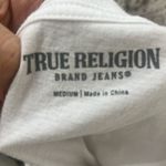 True Religion White Tee with Colorful Buddha Graphic Photo 2