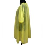 Vintage 50s 60s sheer yellow housecoat Photo 3