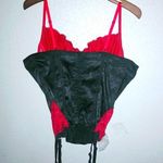 Frederick's of Hollywood M 36 Bustier Bra Garter Belt Set Lingerie Photo 0