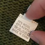 Women’s Casual Green Knitted Sweater Wrap Around Design with Tassels Size S NWOT Green Photo 6